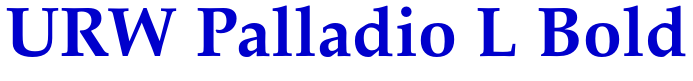 URW Palladio L Bold шрифт